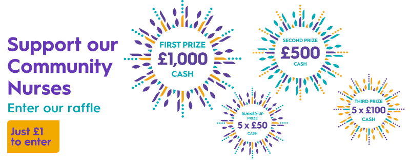 Enter our Trinity Raffle to win a cash prize. Top prize is £1000!
